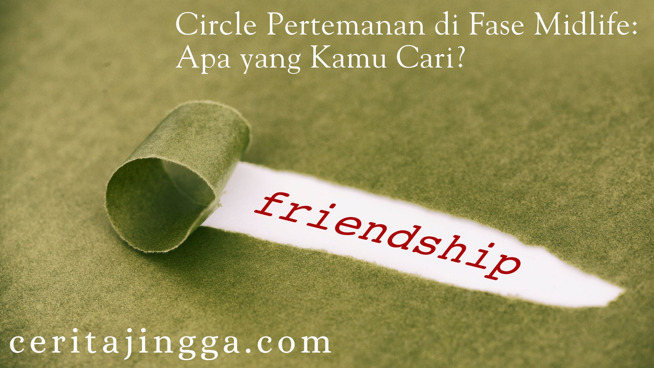 Circle pertemanan di fase midlife